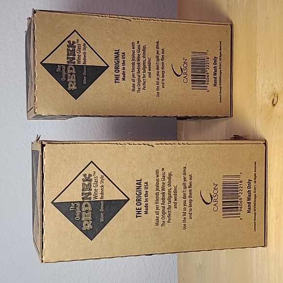 Carson The Original RED NECK wine glass 16oz - Picture 5 of 8